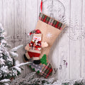 Large Christmas Stocking with Plush Character