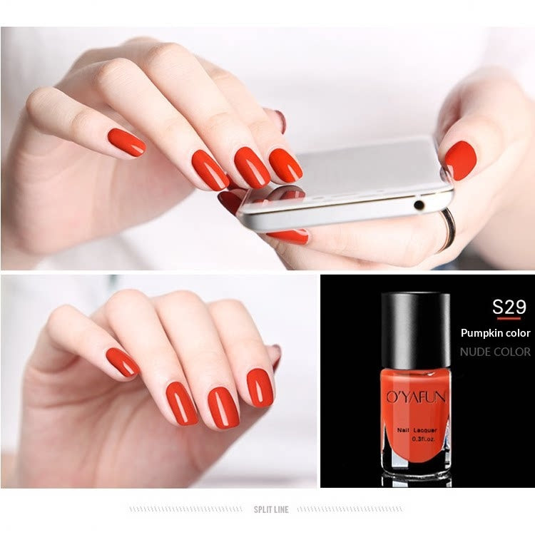 O'YAFUN Nude Peel-Off Nail Polish – 30 Shades