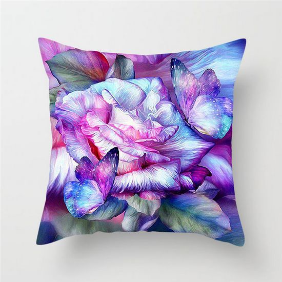 Colorful Sunflower Cushion Cover