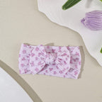 Printed Bow Baby Headband