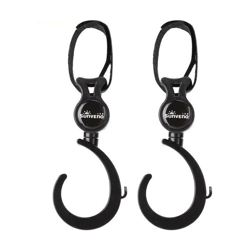 360° Stroller Hooks 2-Pack