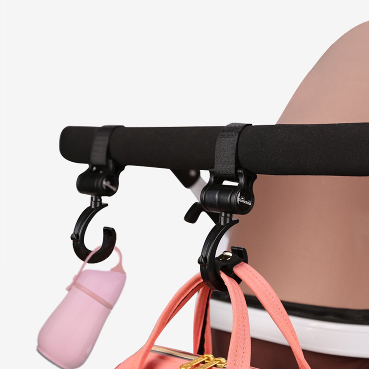360° Stroller Hooks 2-Pack