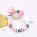 Star Silicone Pacifier Chain