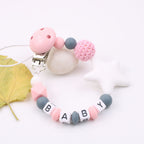 Star Silicone Pacifier Chain