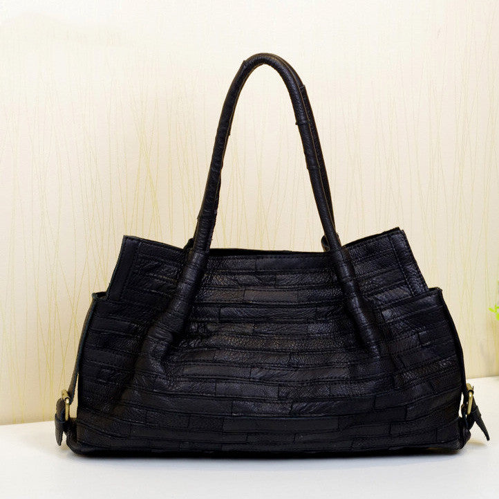 Striped Stitching Bag Shoulder