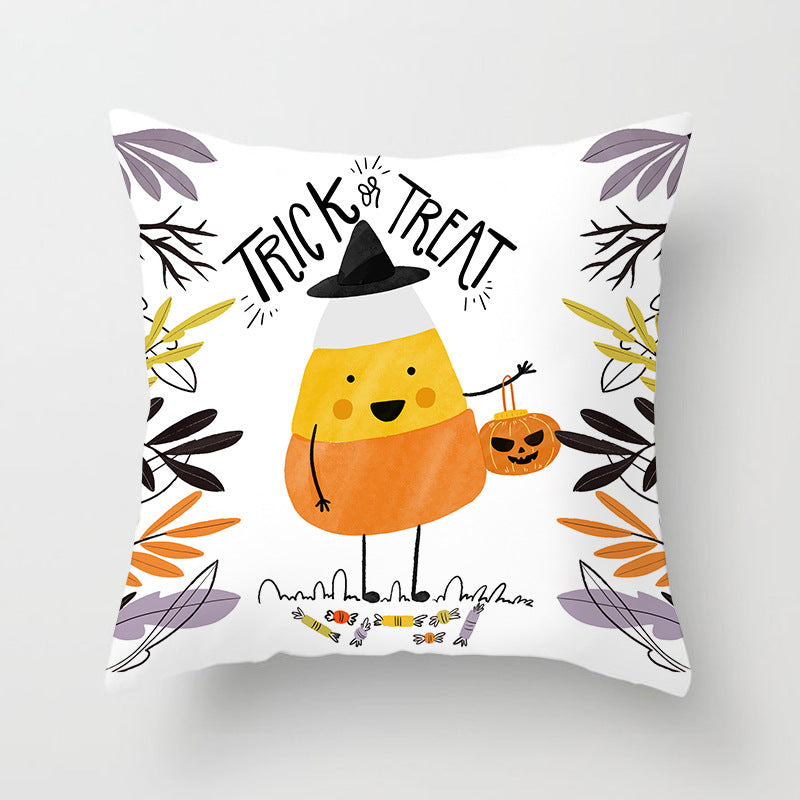 Printed Throw Pillow Cushion Cover