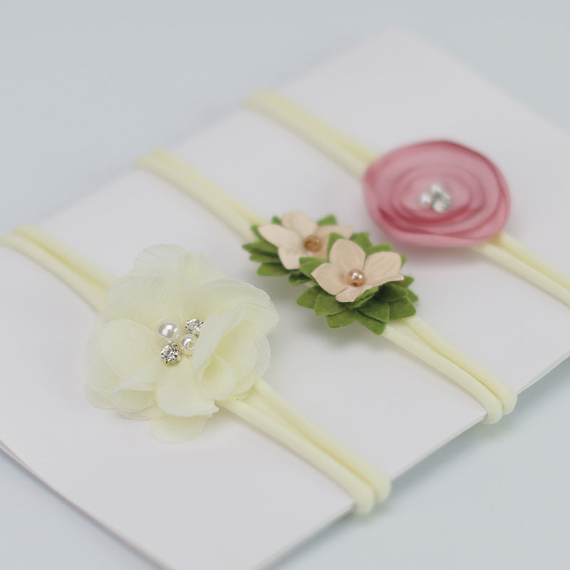 Stretch Flower Baby Headbands