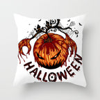 Printed Throw Pillow Cushion Cover