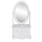 Dressing Table Oval Swivel Mirror Mdf