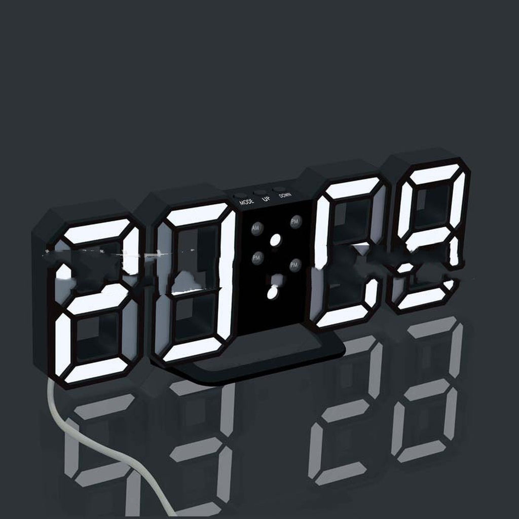 3D Digital LED Wall Clock