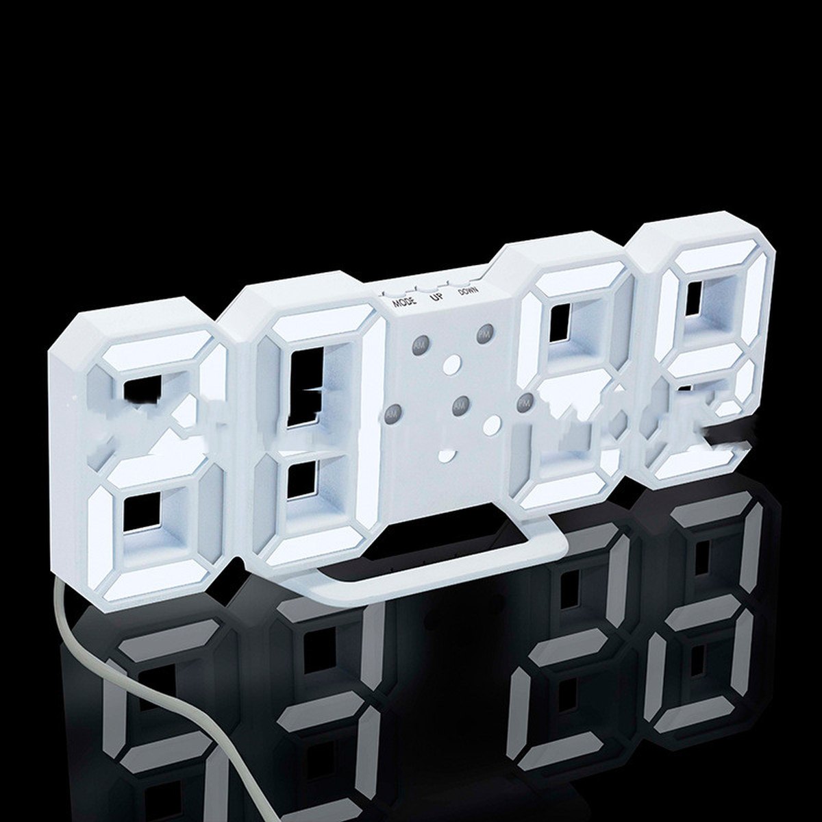 3D Digital LED Wall Clock
