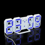 3D Digital LED Wall Clock