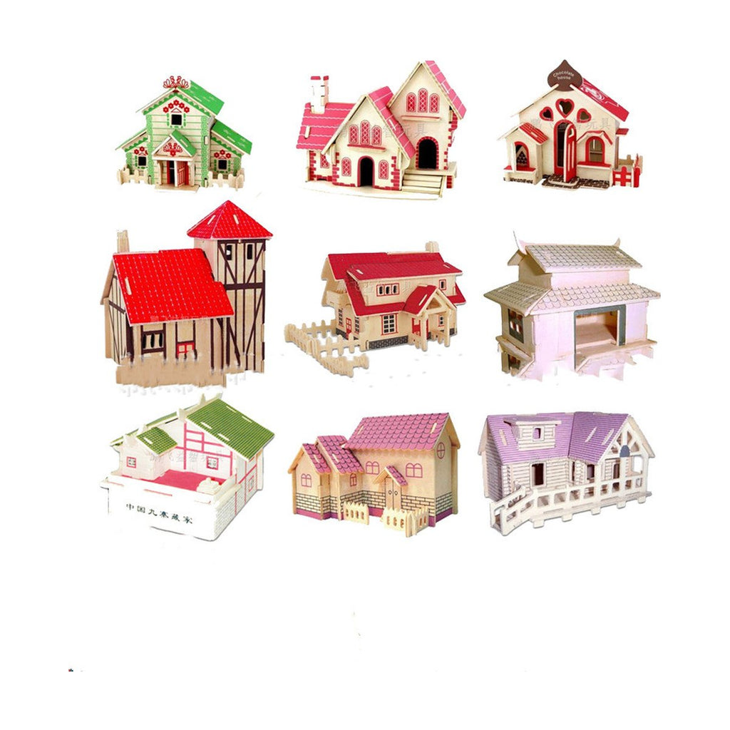 3D Puzzle Three-dimensional Wooden