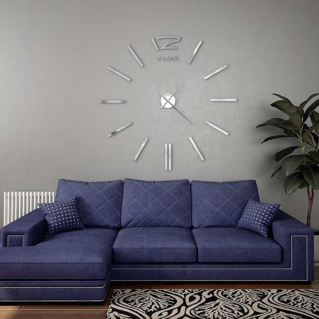 3D Wall Clock 100 cm XXL