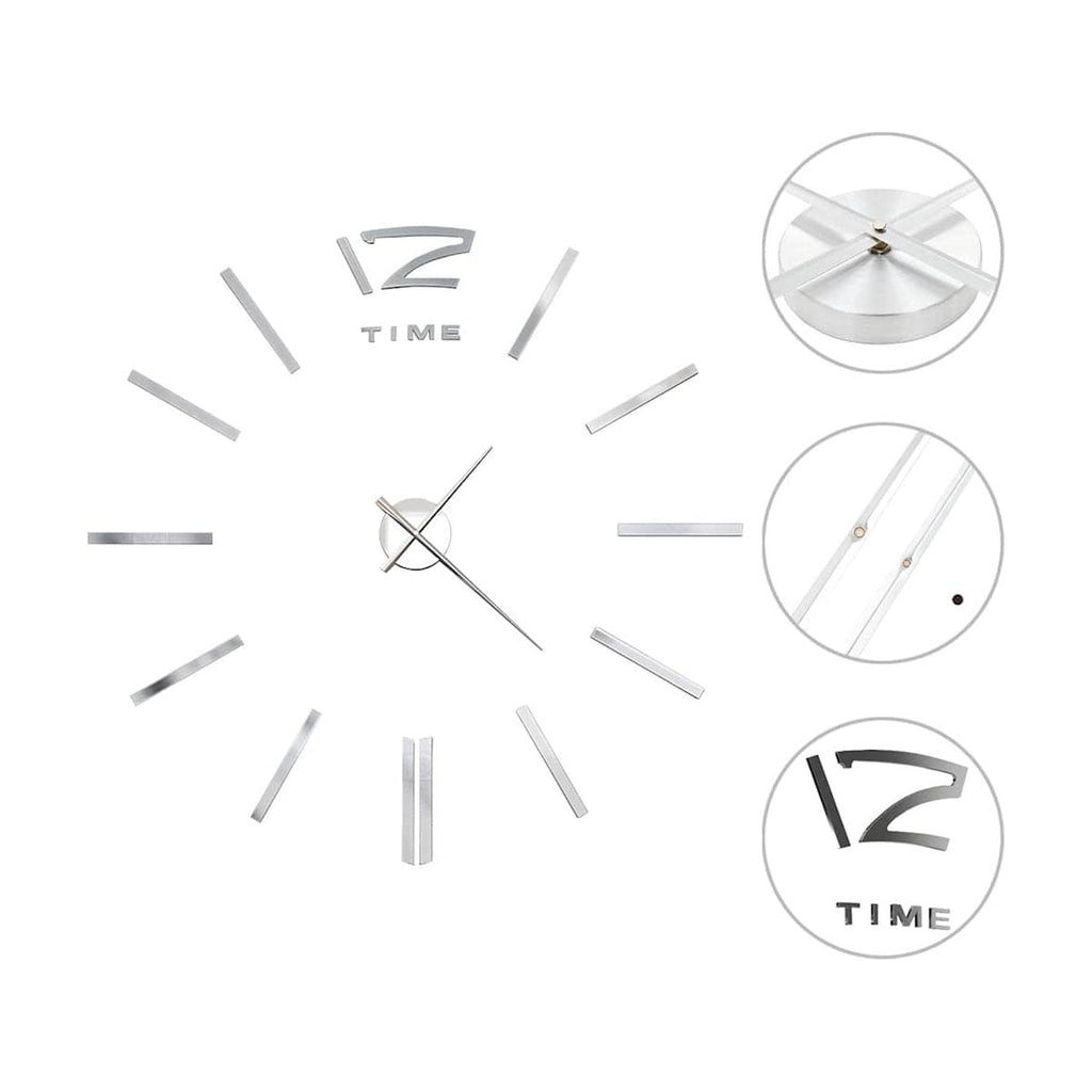 3D Wall Clock 100 cm XXL