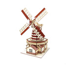 3D Wooden Windmill Puzzle