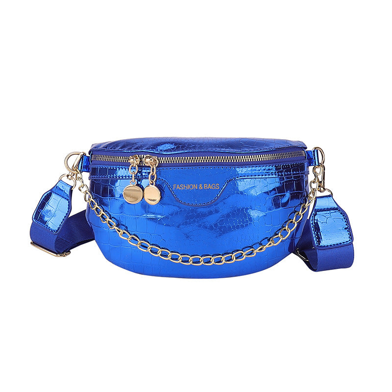 Shiny Chest Bag Westernwide Shoulder Strap