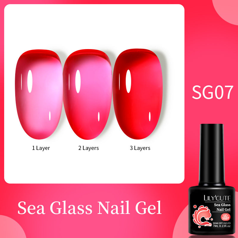 LILYCUTE Amber Jelly Gel Polish – 19 Shades