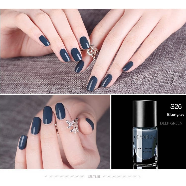 O'YAFUN Nude Peel-Off Nail Polish – 30 Shades