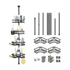 4-Tier Telescopic Shower Shelf