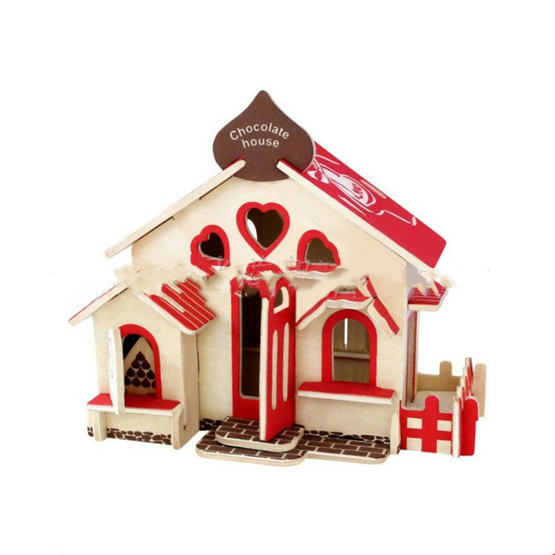 3D Puzzle Three-dimensional Wooden