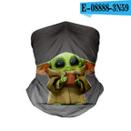 Outdoor Cycling Sun Scarf Yoda Baby Multifunctional