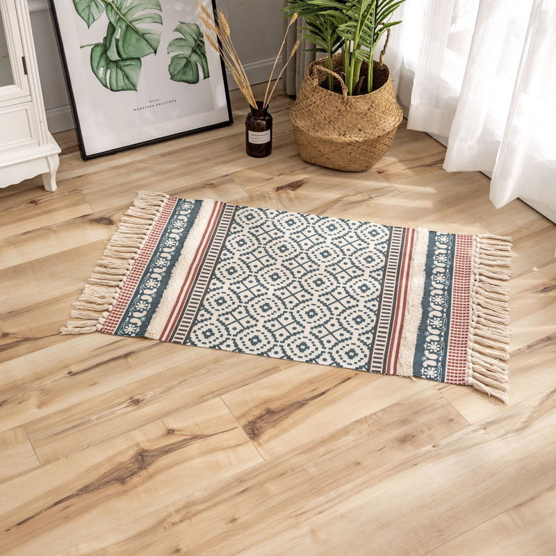 Modern Cotton Linen Doormat