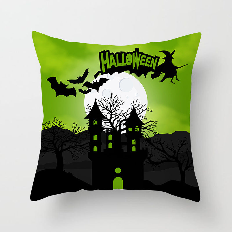 Printed Throw Pillow Cushion Cover