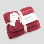 Coral Velvet Gift Towel Bath Set