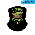 Outdoor Cycling Sun Scarf Yoda Baby Multifunctional