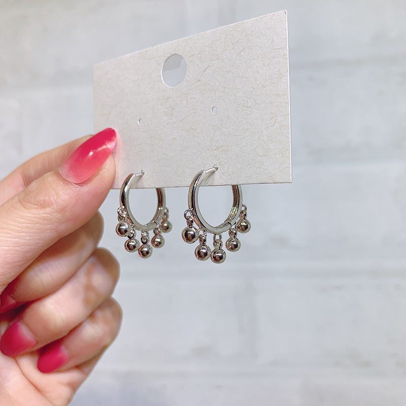 French Circle Hoop Earrings
