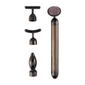 4-in-1 Vibrating Rose Quartz Face Roller