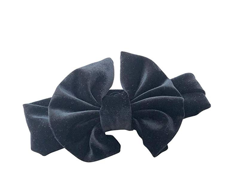 Turban Baby Toddler Bow Velvet Headband Hair