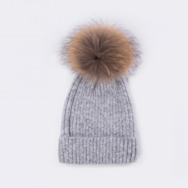 Pompom Beanie Hat
