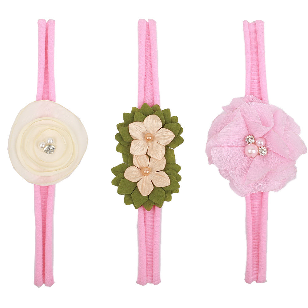 Stretch Flower Baby Headbands