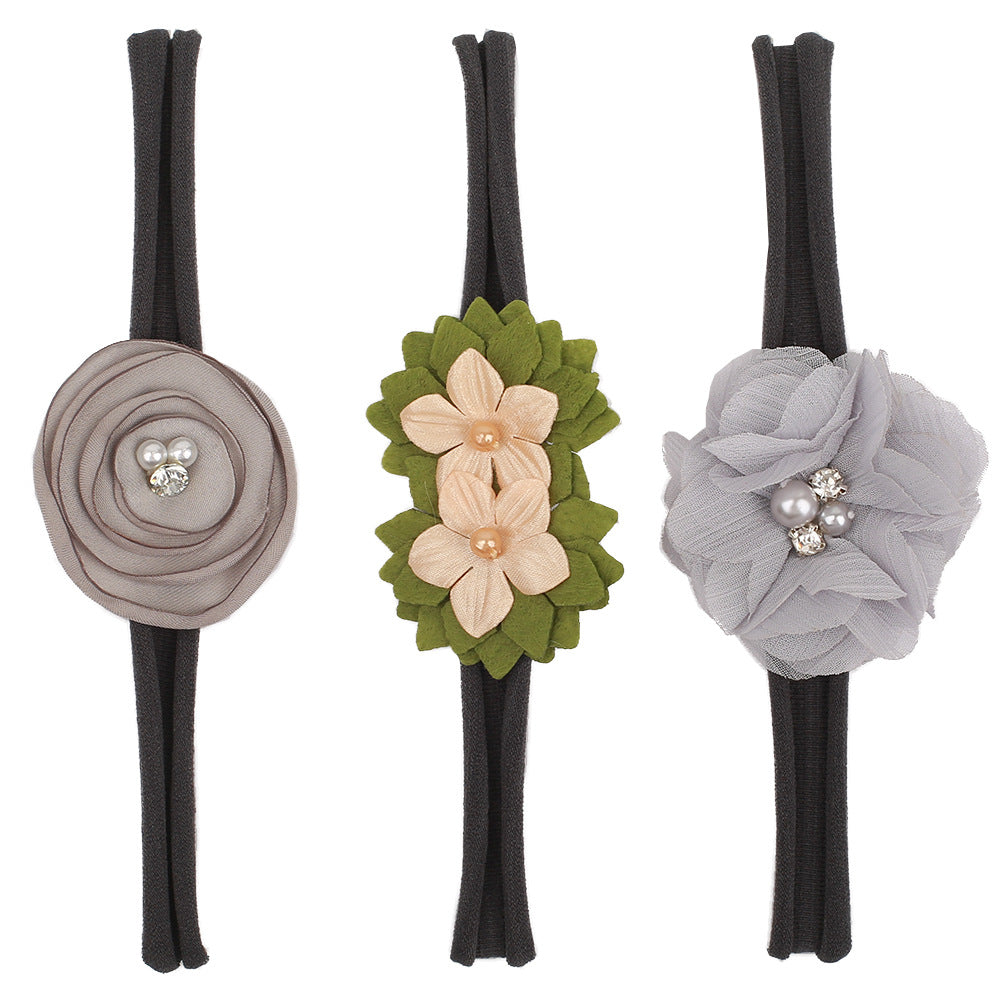 Stretch Flower Baby Headbands
