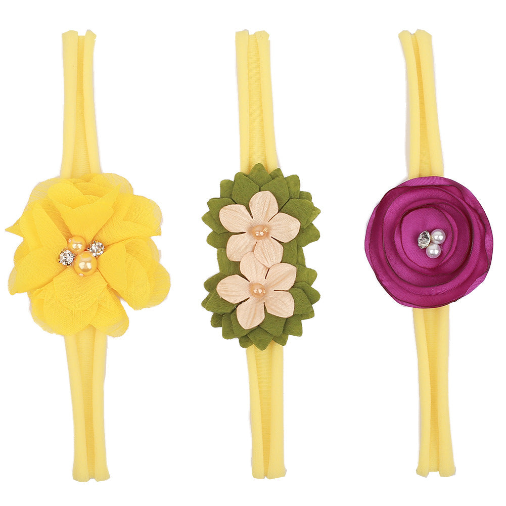Stretch Flower Baby Headbands