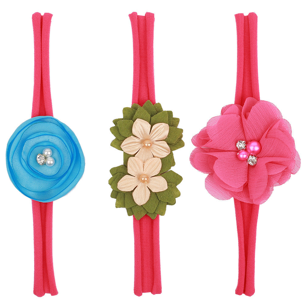 Stretch Flower Baby Headbands