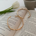 Exaggerated Irregular Hoop Earrings