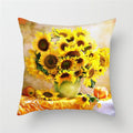 Colorful Sunflower Cushion Cover