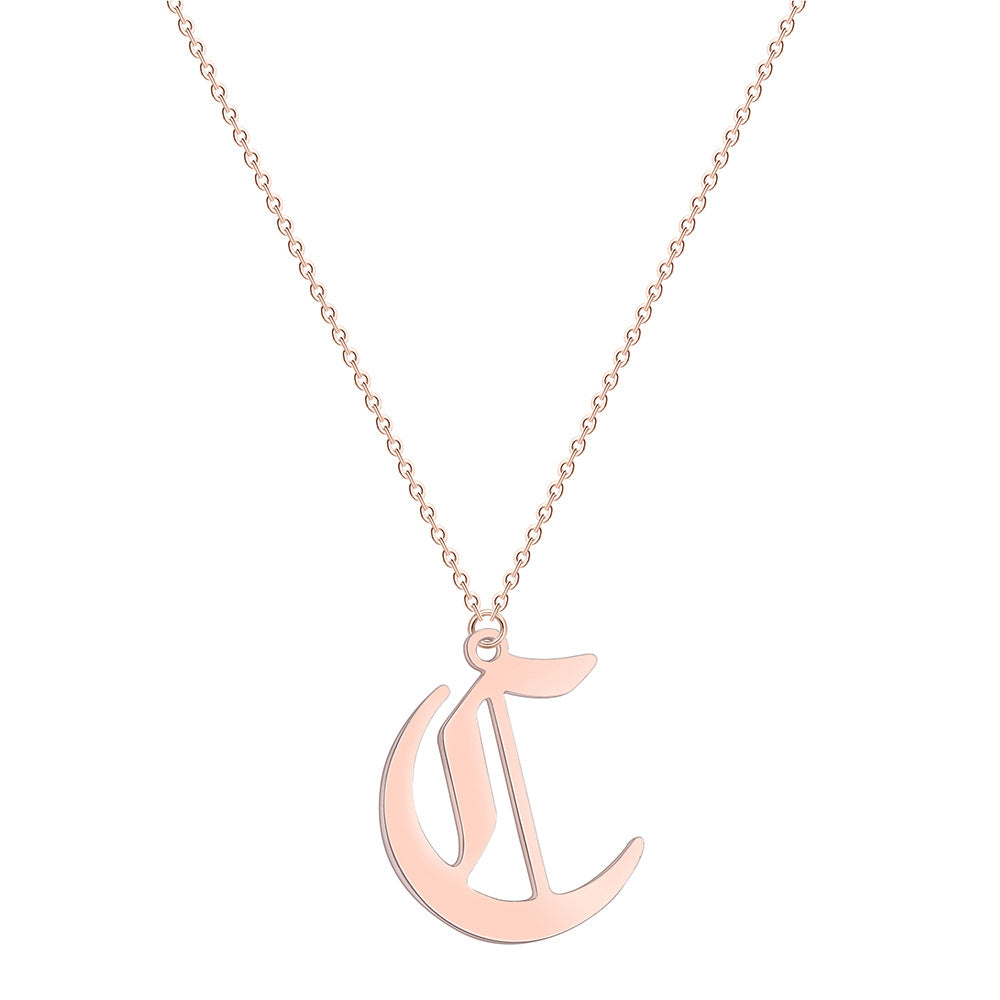 English Pendant Necklace