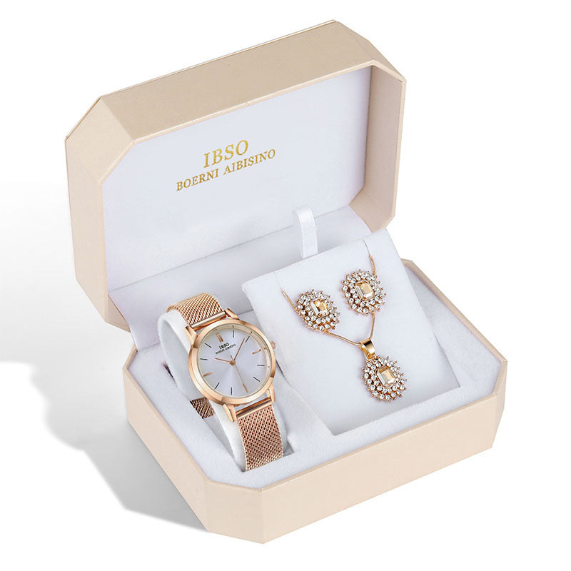 Watch & Jewelry Gift Set