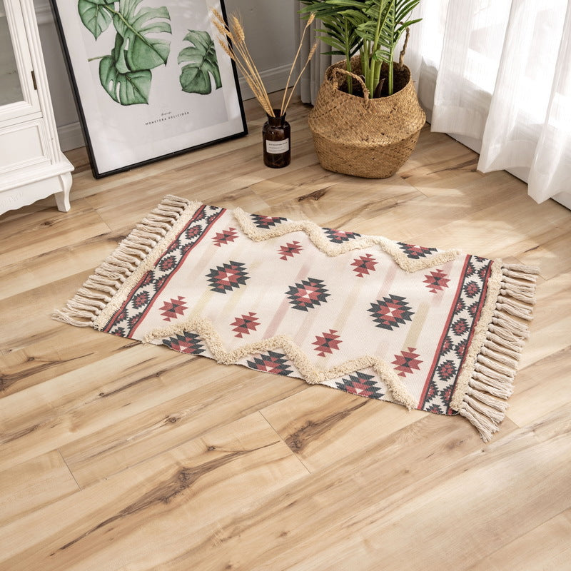 Modern Cotton Linen Doormat
