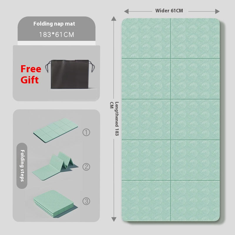 Foldable Yoga Mat Portable Thickened Fitness Exercise