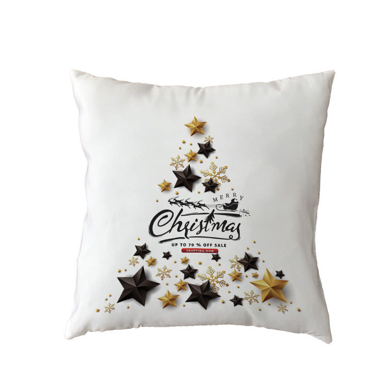 Christmas Ball and Tree Pillow Cover