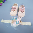 Baby Socks Headband Gift Box