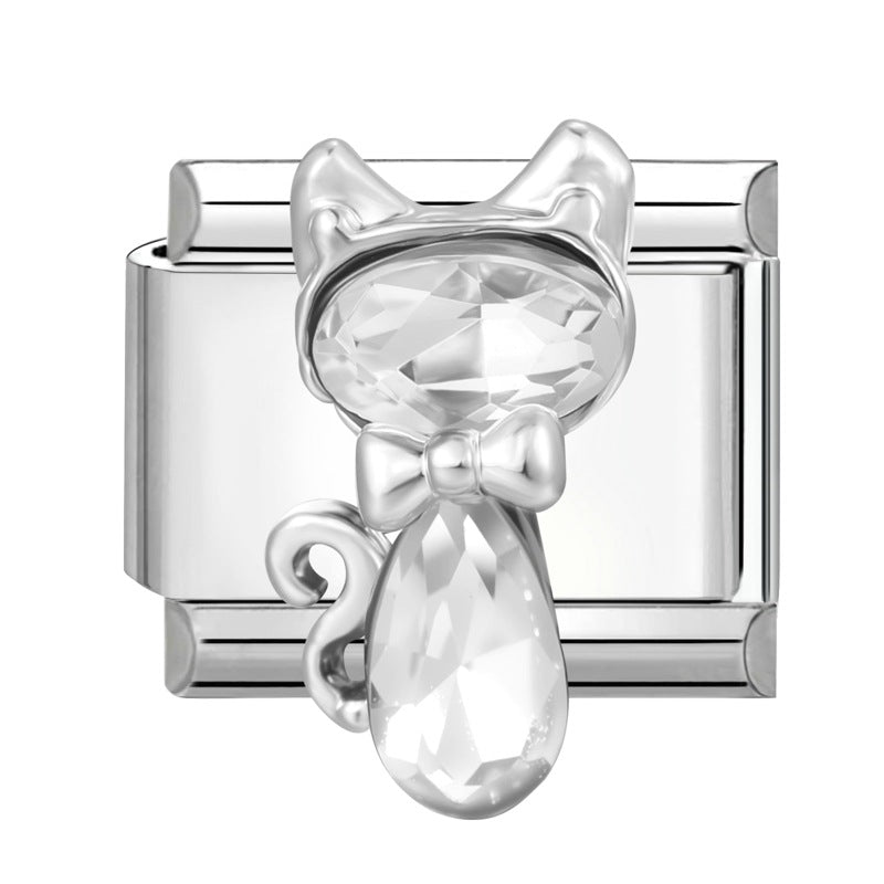 DIY Stainless Steel Bracelet Charm Components