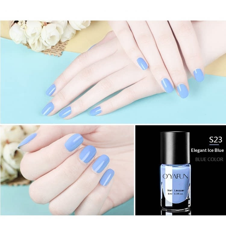 O'YAFUN Nude Peel-Off Nail Polish – 30 Shades