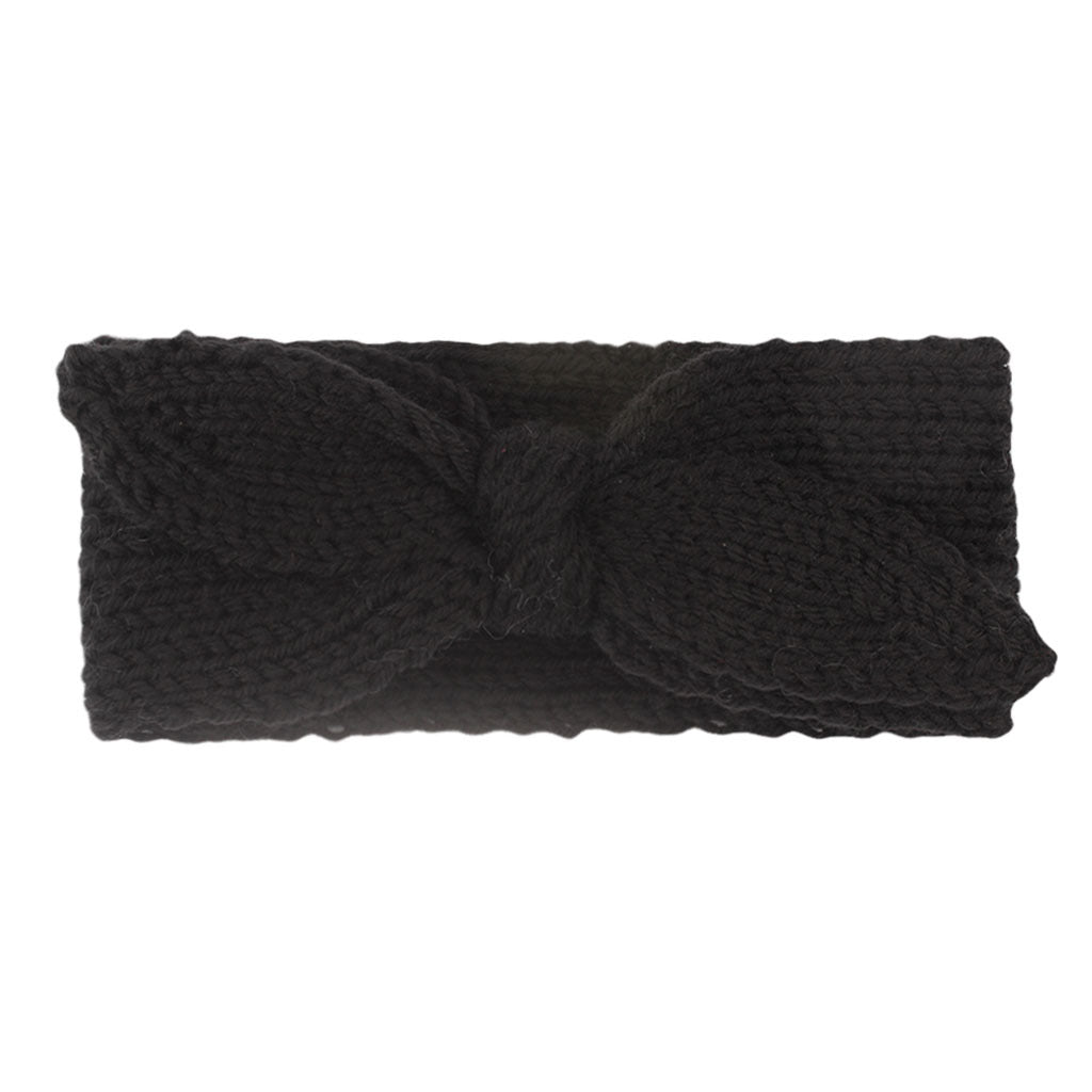 Baby Solid Big Bow Fish Knit Wool