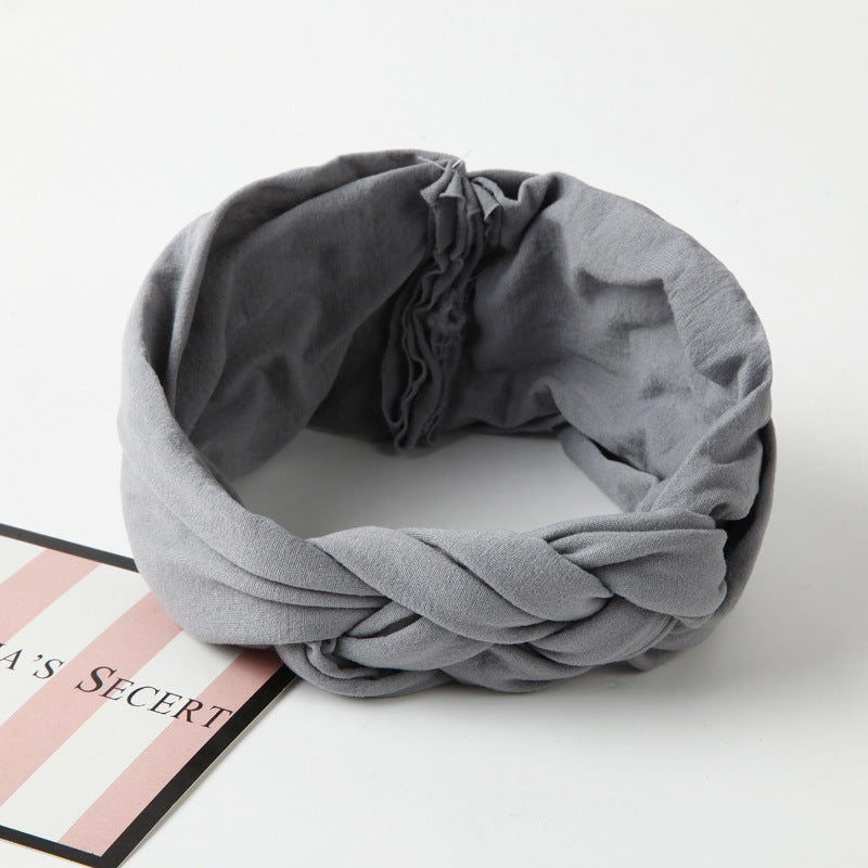 Nylon Headband Cross Chinese Knot Baby Hair